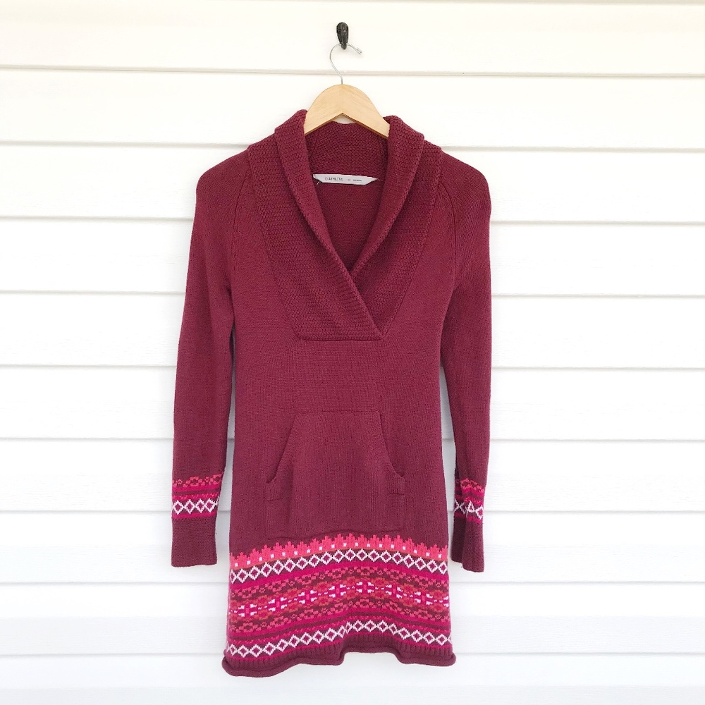 Athleta Sequoia Fair Isles Sweater Tunic